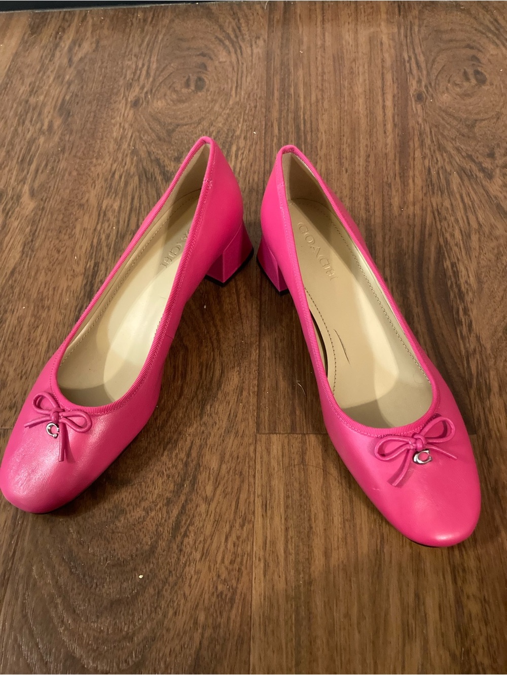 Coach Pink Ava Ballet Pump - Picture 3 of 8
